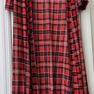 Crazy Train Red and Black Plaid Apparel